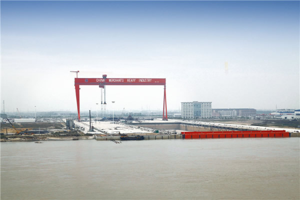 Dock construction project for China Merchants Heavy Industry (Jiangsu) 