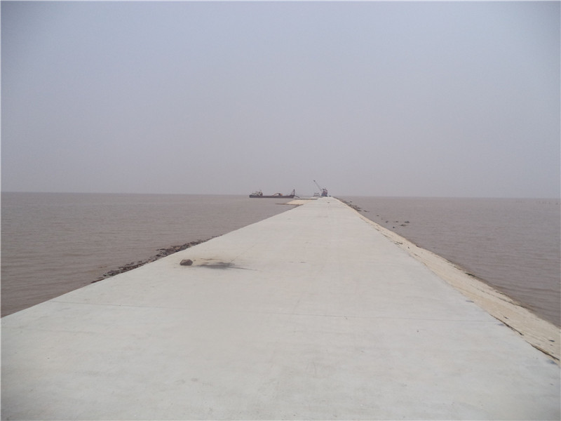 Siltation, enclosure and protection of mudflat, Nanhui East,